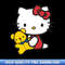 Hello Kitty and Teddy Bear Hoodie Pullover Hoodie 0069.jpg