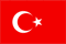 Flag of Turkey Sticker Self Adhesive Vinyl Turkish crescent moon and a star - C873.png