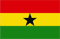 Ghanaian Flag Sticker Self Adhesive Vinyl Ghana GHA GH - C1855.png