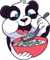 Pandas Eating Cereal Cute Anime.png