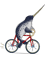 Narwhal Lover Riding Bicycle Cute Biker Cyclist.png