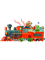 Rabbits Funny Bunny Train Colorful Eggs Happy Easter Day Men Boys.png