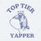 Retro Top Tier Yapper Cartoon Meme SVG.jpg