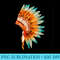 Native American Headdress T- - Exclusive PNG designs - Bring Your Designs to Life
