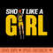 Caitlin Clark, Shoot Like a Girl, C. Clark - Casual Shirt PNG - Revolutionize Your Designs