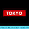 Tokyo red box tshirt - PNG Download Transparent Background - Instantly Transform Your Sublimation Projects