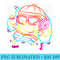 Mademark x SpongeBob SquarePants - SpongeBob Hip Hop Line art Music Headset with Glasses Cool - Digital PNG Downloads - Unique And Exclusive Designs