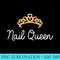 Nail Artist  Nail Queen Manicurist - Unique PNG Artwork - Defying the Norms