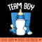 s Team Blue Funny Gender Reveal Baby Shower Party Family - PNG Prints - Revolutionize Your Designs