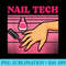 Nail Tech Nail Technician - PNG Graphics - Create with Confidence
