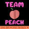 Team Peach Funny Team Girl Gender Reveal Baby Shower Party - Exclusive PNG designs - Easy To Print And User Friendly Designs