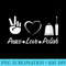Peace Love Polish Funny Nail Artist Manicurist - PNG Clipart - Bring Your Designs to Life