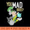 Alice In Wonderland Mad Hatter You Mad Bro - Transparent PNG Clipart - Unique And Exclusive Designs