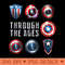 Marvel Captain America Shield Styles - Modern PNG designs - Spice Up Your Sublimation Projects