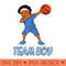 Baby Announcement Party Basketball Team Gender Reveal - Digital PNG Downloads - High Resolution And Print Ready Designs