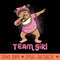 Funny Team Girl Black Baby Dab Dance Baby Announcement Party - Transparent PNG Clipart - Unlock Vibrant Sublimation Designs