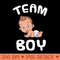 Gender reveal Team for Baby Shower party Its A - Mug Sublimation PNG - Perfect for Personalization