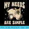 Siamese Cat My Needs Are Simple Coffee Siamese Cat - Transparent PNG Mockup - Spice Up Your Sublimation Projects