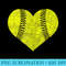 Softball Heart Mom Matching Team - Download PNG Artwork - Versatile And Customizable Designs