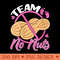 s Team No Nuts Baby Announcement Party Team Girl - Transparent PNG Clipart - Bold & Eye Catching