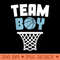 Team Basketball Gender Reveal Blue Baby Shower Party - PNG download - Versatile And Customizable Designs