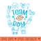 Baby Shower Party Favors For Team Gender Reveal - High Resolution PNG Designs - Versatile And Customizable Designs