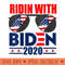 s RIDIN WITH BIDEN 2020 Funny Joe political patriotic campaign - PNG download - Create with Confidence