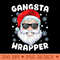 Gangsta Wrapper Santa Gangster Wrapper Funny Christmas - Mug Sublimation PNG - Stunning Sublimation Graphics
