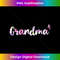 Grandma x4 4 Grandchildren Floral 1 - Unique Sublimation PNG Download