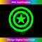 Marvel Captain America Shield Neon Green Logo Tank Top - Elegant Sublimation PNG Download