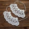 4Crochet cuffs bracelet Wedding lace blacelet Women's white ruffle cuffs.jpg