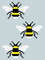 2. Buzzy Bees throw crochet pattern