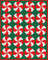 2. Christmas Peppermint throw crochet pattern