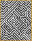 2. Maze - throw crochet pattern