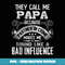 Mens They Call Me Papa Because Partner in Crime Funny Father - Exclusive Sublimation Digital File