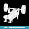 Cat Bench Press Powerlifting - Special Edition Sublimation PNG File