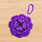 crochet flower keychain pattern