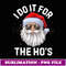 Funny Inappropriate Christmas Santa I Do It For The Hos -