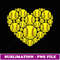 Funny Love Softball Heart Shape Happy Valentine's Day - Exclusive PNG Sublimation Download