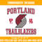 Portland Trail Blazers est 1970 Embroidery Designs.jpg