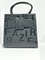 Letter Embossed Satchel Purse Black and Black.jpg