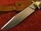 Stag Handle Bowie Knife Fixed Blade Knife Custom Handmade Bowie Survival Outdoor (5).jpg