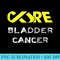 Cure Bladder Cancer Awareness Premium - Blank Shirt Template PNG - Enhance Your Apparel with Stunning Detail