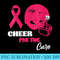 s Cheer For The Cure Football Pink Ribbon Breast Cancer Funny - Download PNG Files - Limited Edition And Exclusive Designs