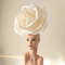 Giant  flower Kentucky Derby hat fascinator ,wedding headband.jpg