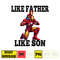 Iron Man Dad And Son Png, Father's Day Png, Superhero Dad Png, Like Father Like Son, Dad Life Png, Captain Hero Sublimation (2).jpg