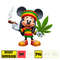 Cartoon Mickey Png,High Quality Cartoon Rasta Digital Designs, Weed Png, Smoking Png, Instant Download.jpg