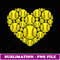 Funny Love Softball Heart Shape Happy Valentine's Day - Exclusive Sublimation Digital File