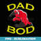 Disney Pixar The Incredibles 2 Fathers Day Dad Bod Vintage - High-Resolution PNG Sublimation File