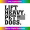 Lift Heavy Pet Dogs USA American Tank Top - Special Edition Sublimation PNG File